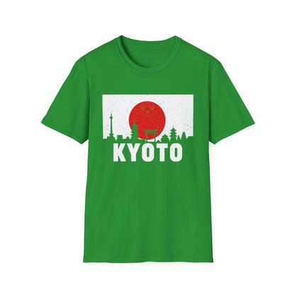 Kyoto Skyline T-Shirt — Japanese Rising Sun Graphic Tee