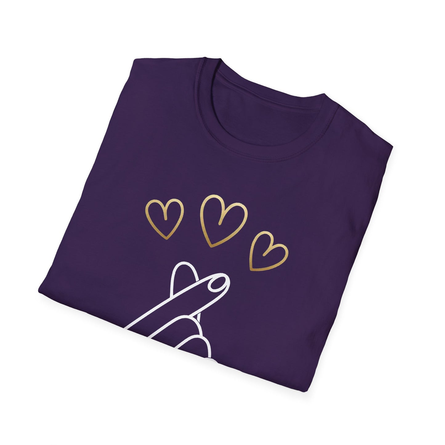 Heartfelt Gesture Unisex Softstyle T-Shirt - Cute Love Design