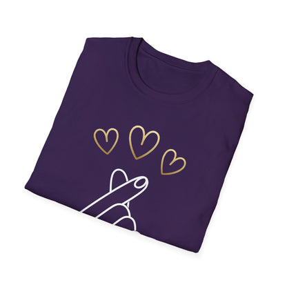 Heartfelt Gesture Unisex Softstyle T-Shirt - Cute Love Design