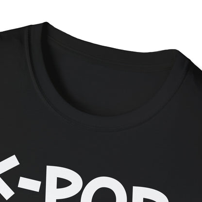 K-Pop Is My Therapy T-Shirt — Cute Hamster Headphones Tee for K-Pop Fans
