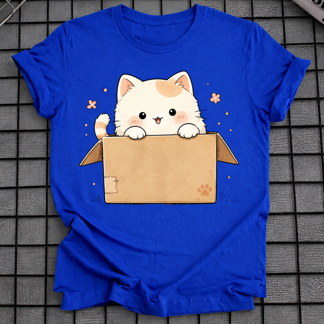 KITTEN IN BOX T-SHIRT