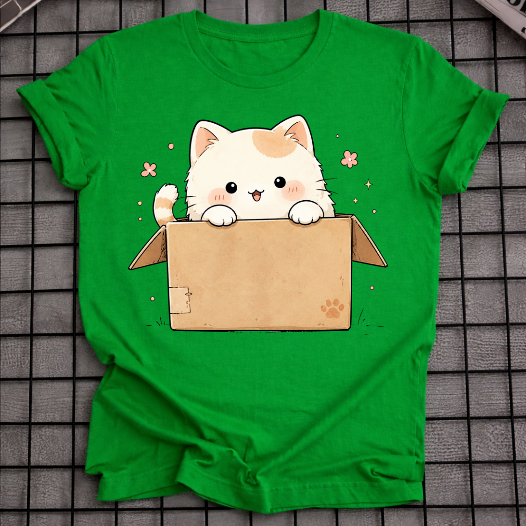 KITTEN IN BOX T-SHIRT