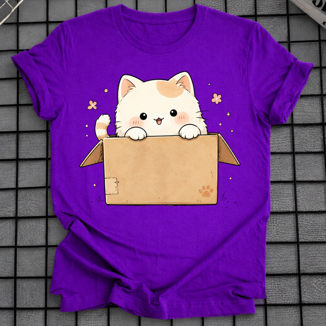 KITTEN IN BOX T-SHIRT