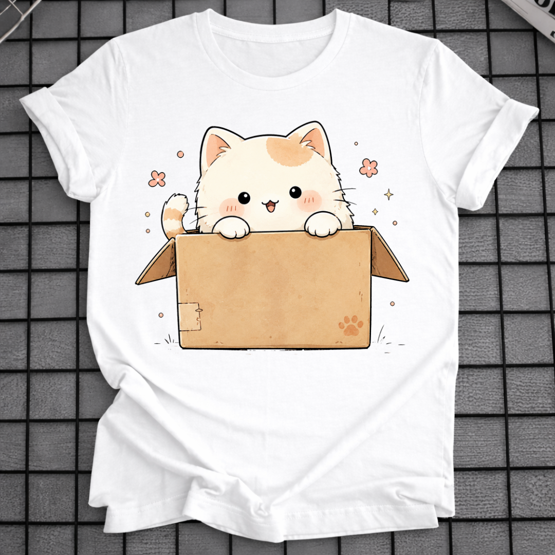 KITTEN IN BOX T-SHIRT