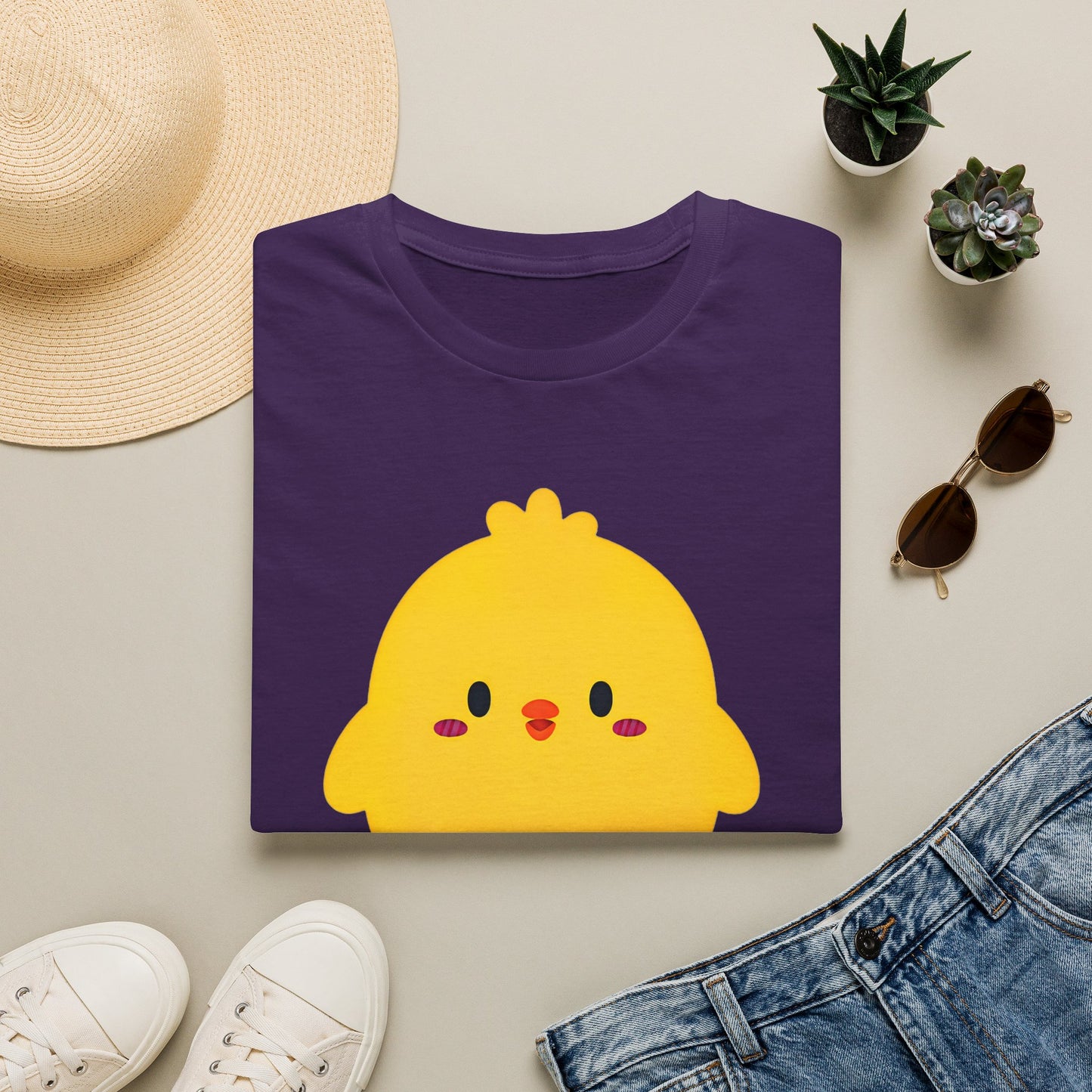 Cute Yellow Chick T-Shirt – Korean "너는 내꼬닭" Funny Kawaii Tee