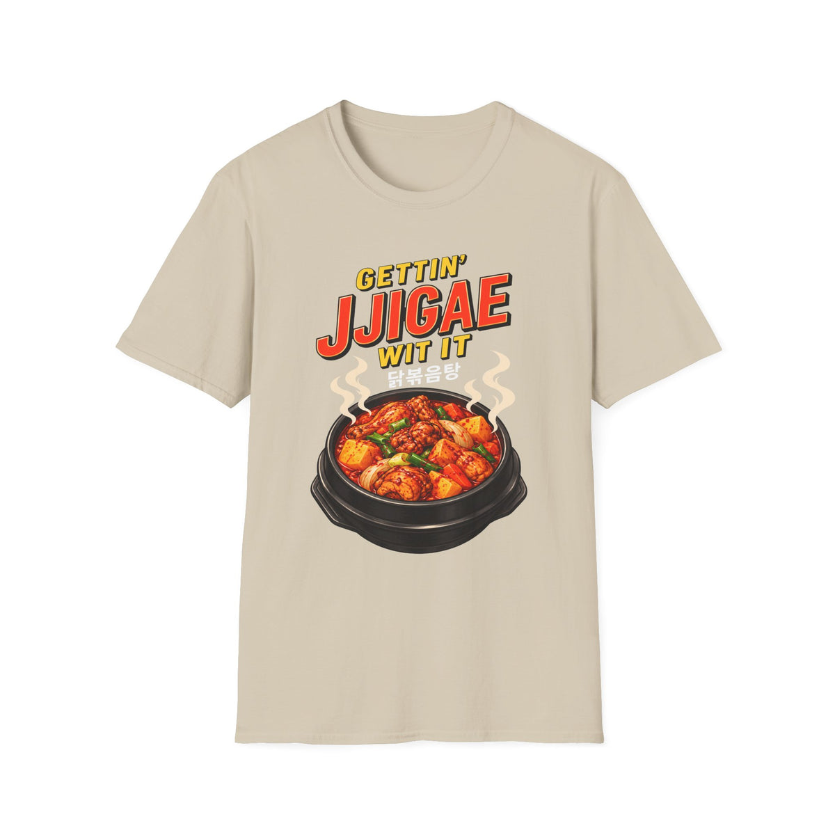 T-Shirt — 'Gettin' Jjigae Wit It' Korean Stew Graphic Tee