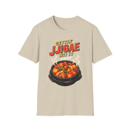 T-Shirt — 'Gettin' Jjigae Wit It' Korean Stew Graphic Tee