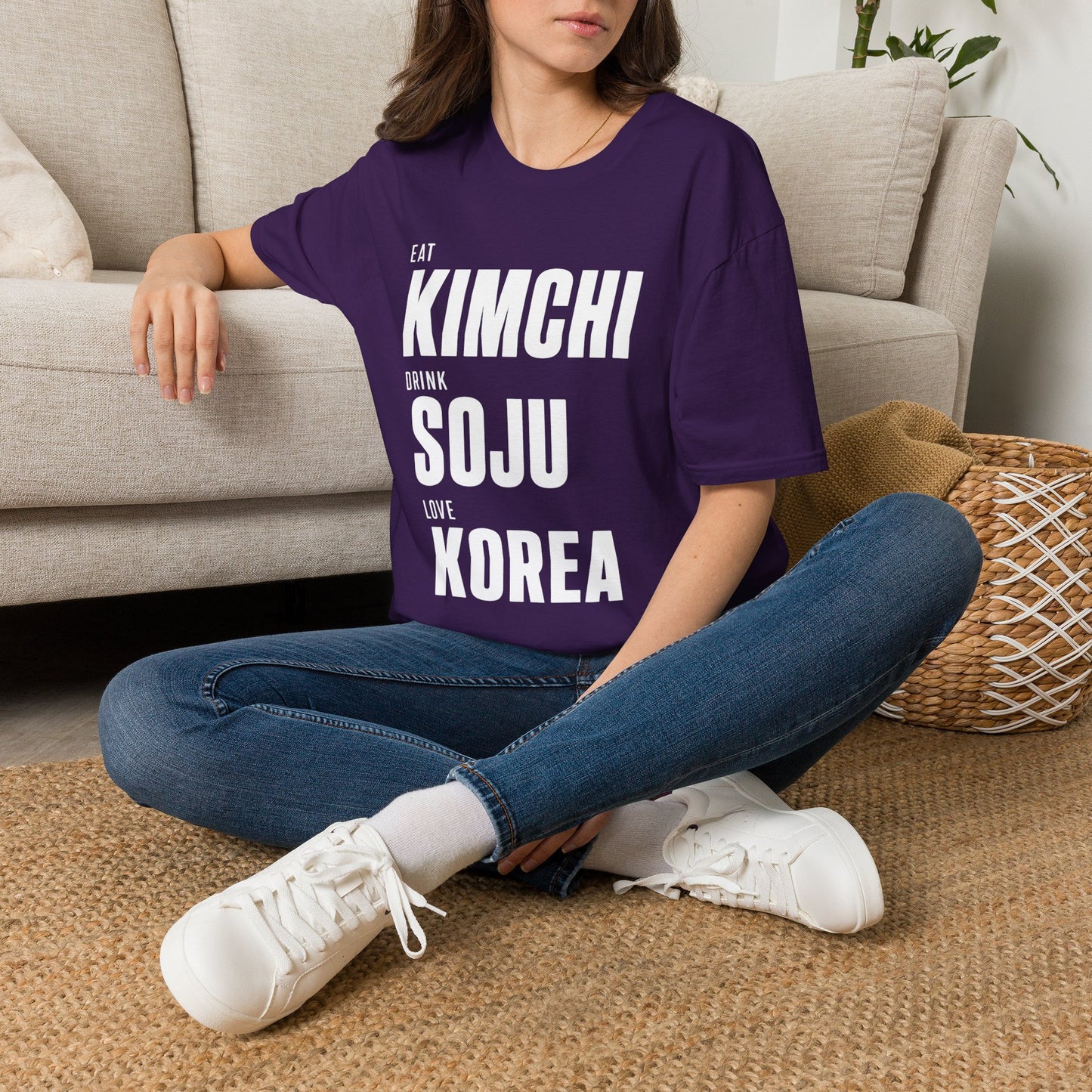 EAT KIMCHI DRINK SOJU LOVE KOREA T-SHIRT