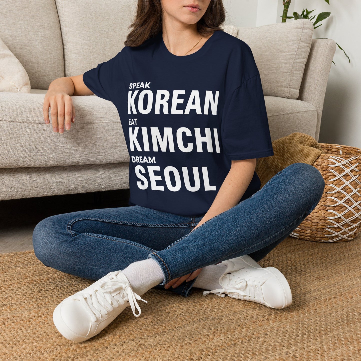 SPEAK KOREAN EAT KIMCHI T-SHIRT