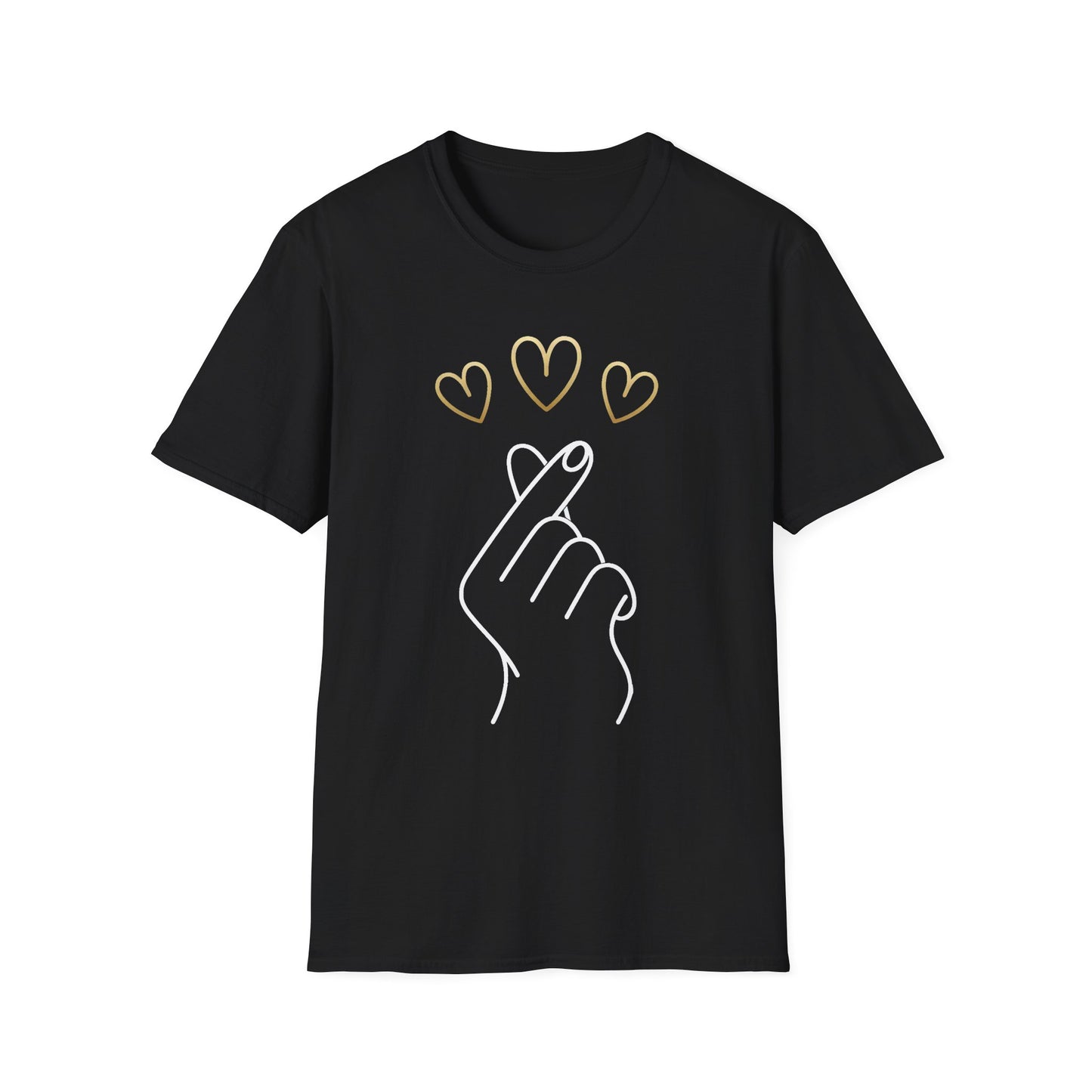 Heartfelt Gesture Unisex Softstyle T-Shirt - Cute Love Design