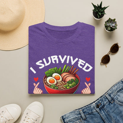 I Survived K-Pop and Ramen Unisex Softstyle T-Shirt