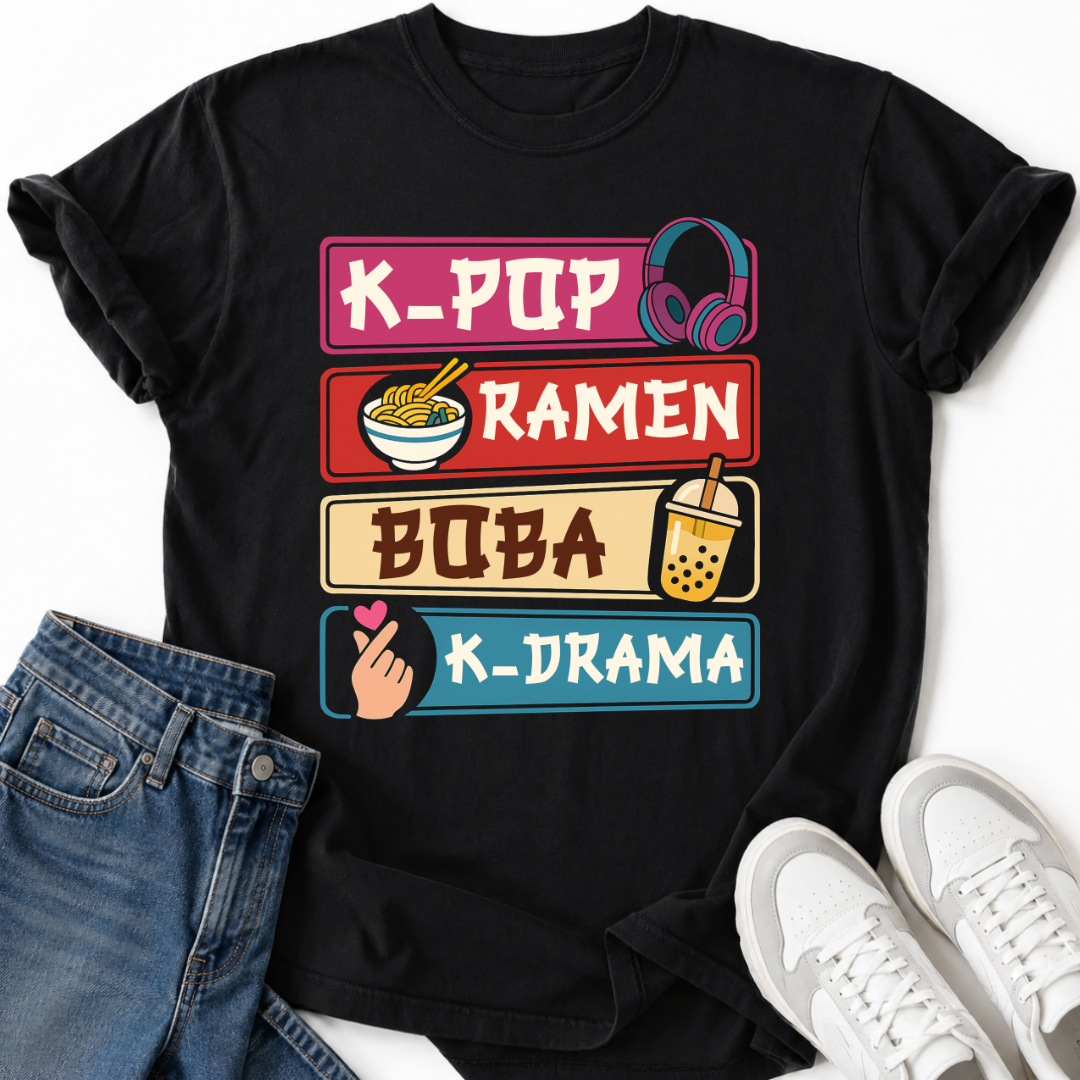 KOREAN LIFESTYLE SIGNS T-SHIRT