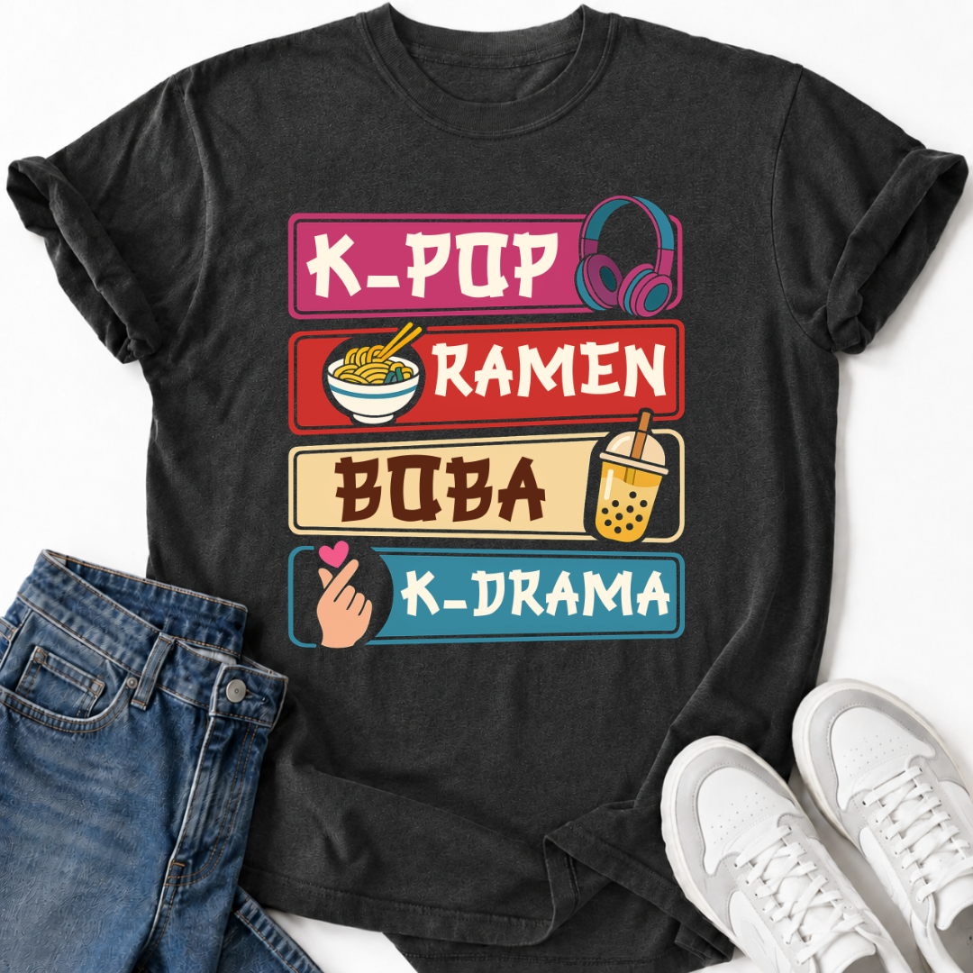 KOREAN LIFESTYLE SIGNS T-SHIRT