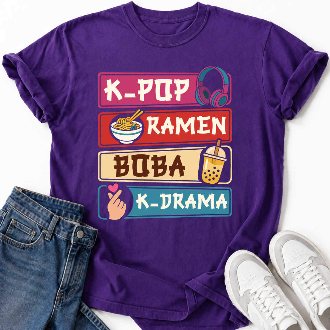 KOREAN LIFESTYLE SIGNS T-SHIRT