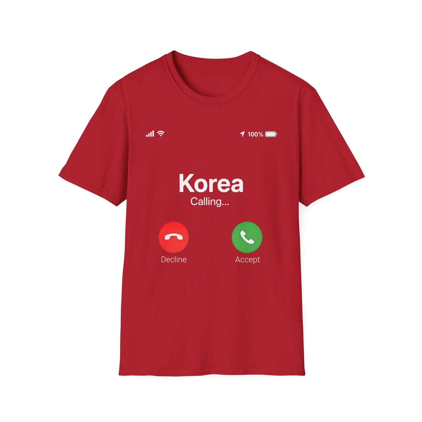 Korea Calling T-Shirt — Travel & Korea Lover Graphic Tee
