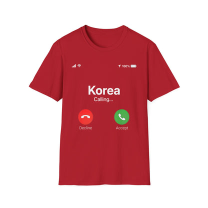 Korea Calling T-Shirt — Travel & Korea Lover Graphic Tee