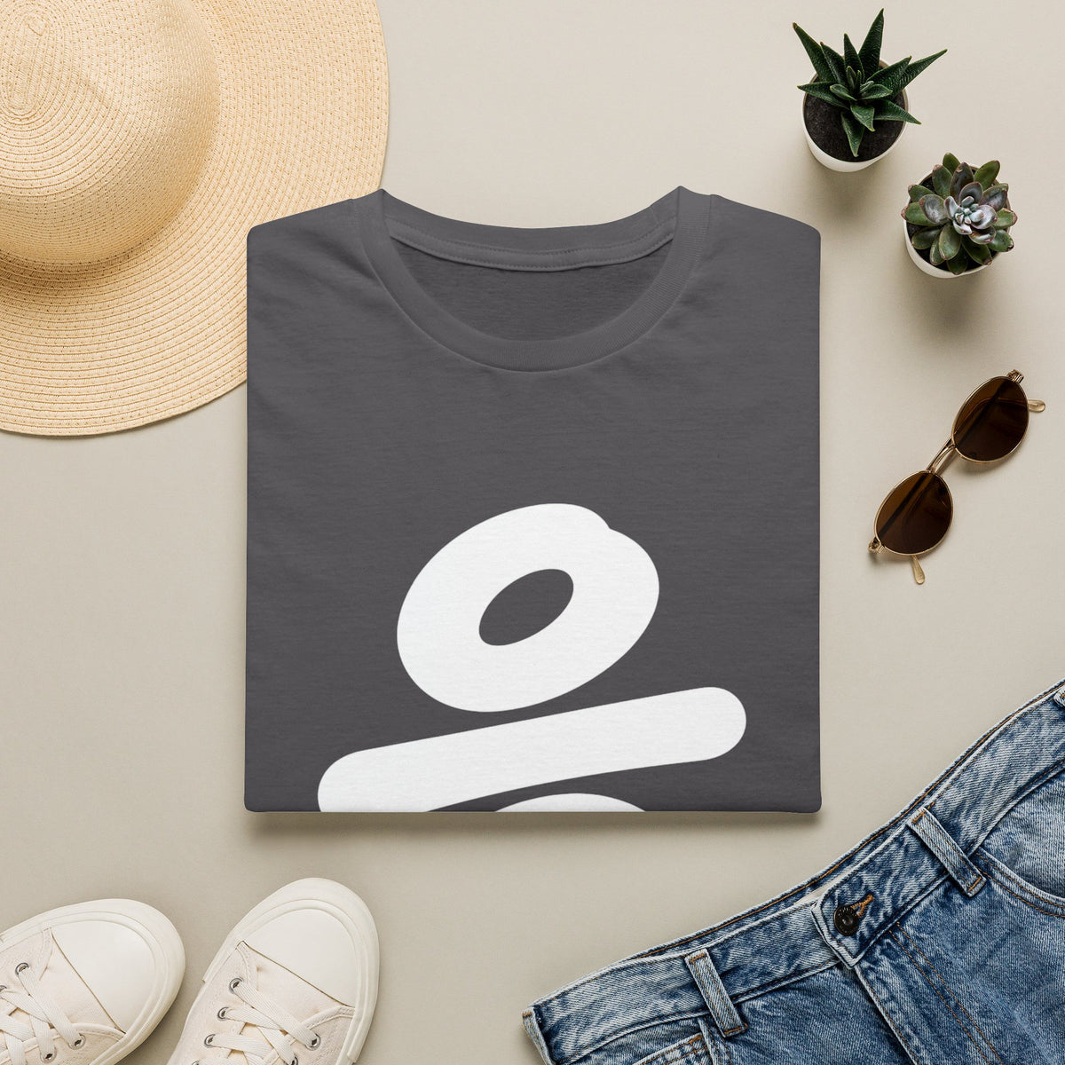 Percent Symbol Graphic T‑Shirt — Minimal Symbol Tee