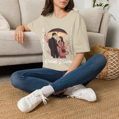 K-Drama Fan T-Shirt – "Easily Distracted by Korean Dramas" Graphic Tee