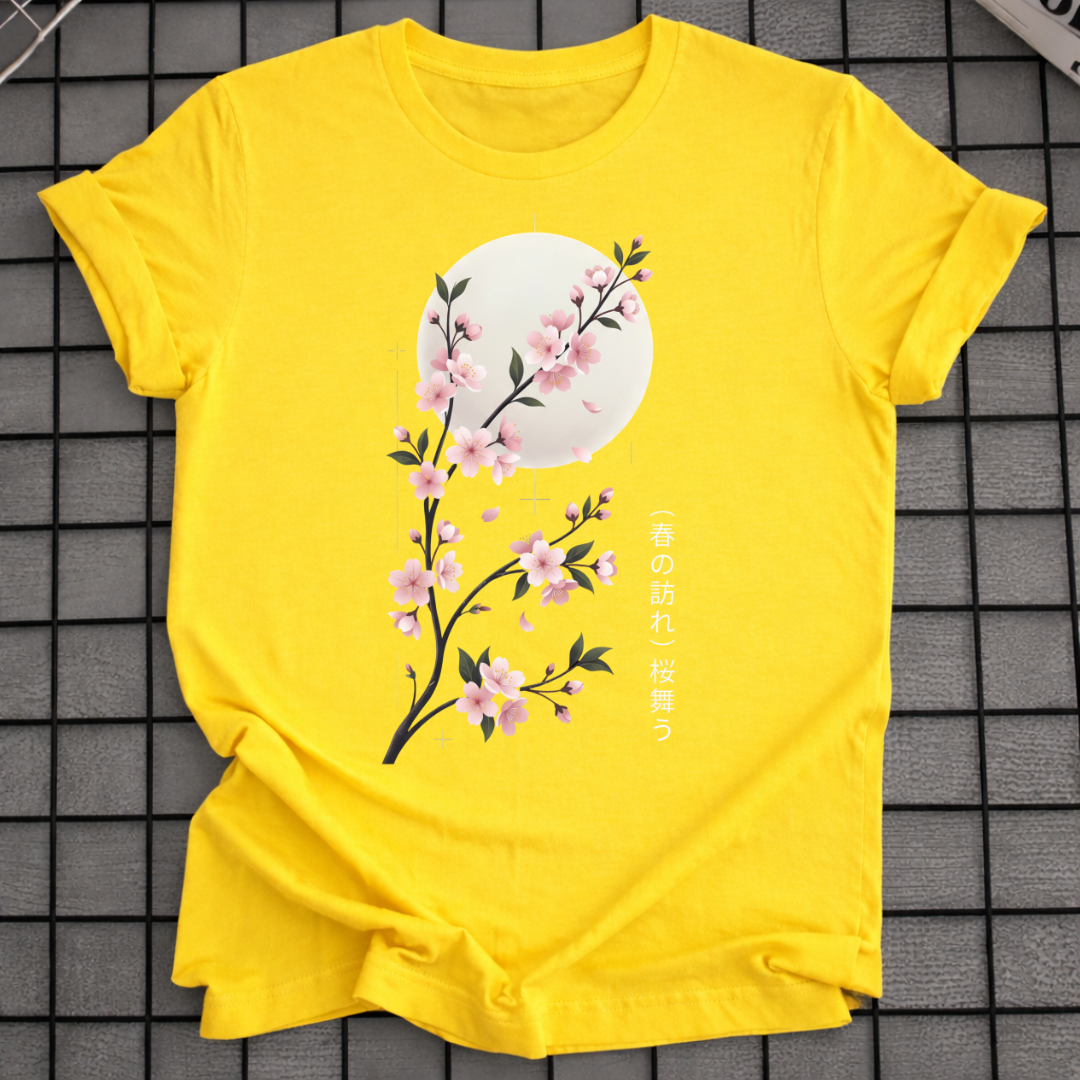 ROSA KIRSCHBLÜTEN-T-SHIRT