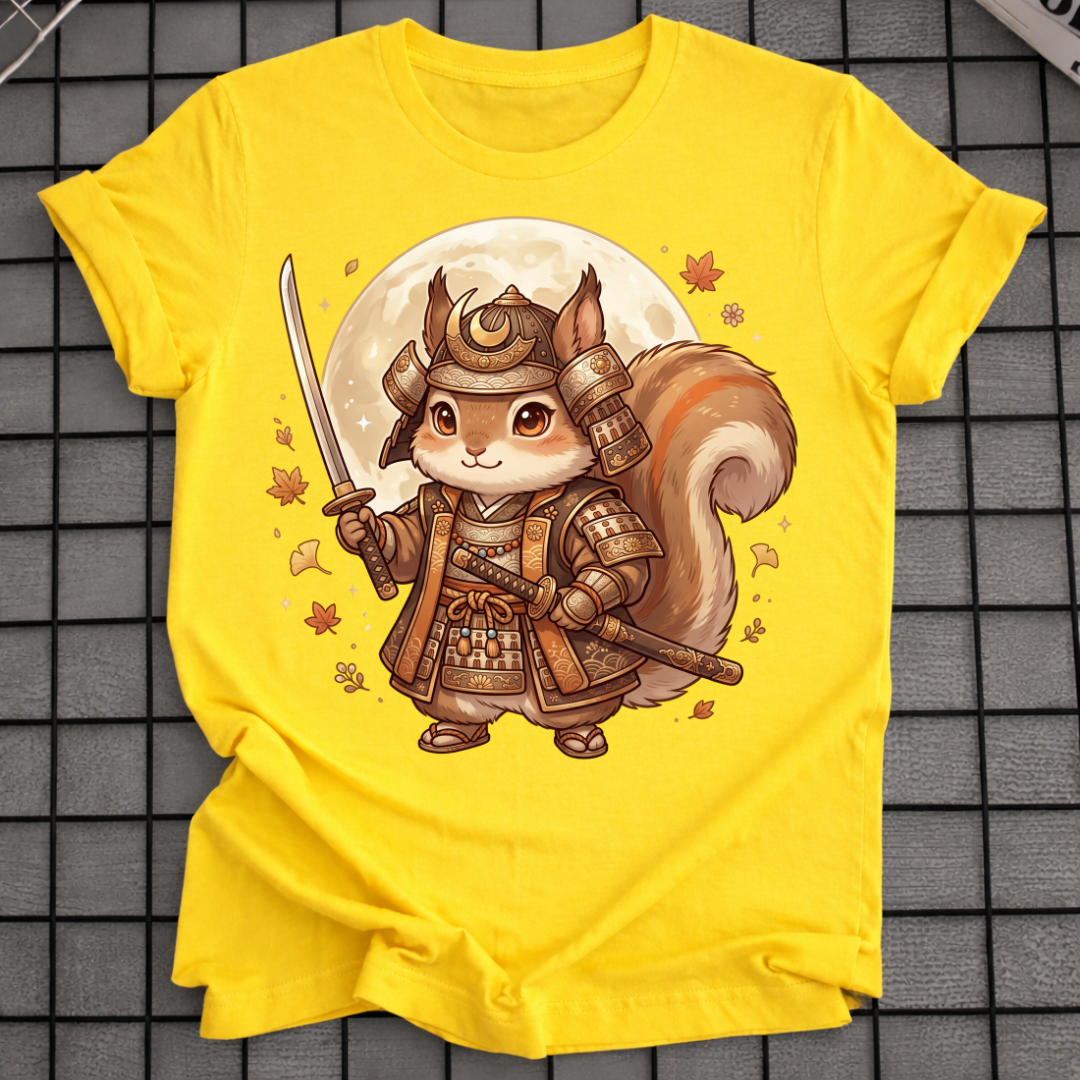 JAPANISCHES SAMURAI-EICHHÖRNCHEN-T-SHIRT