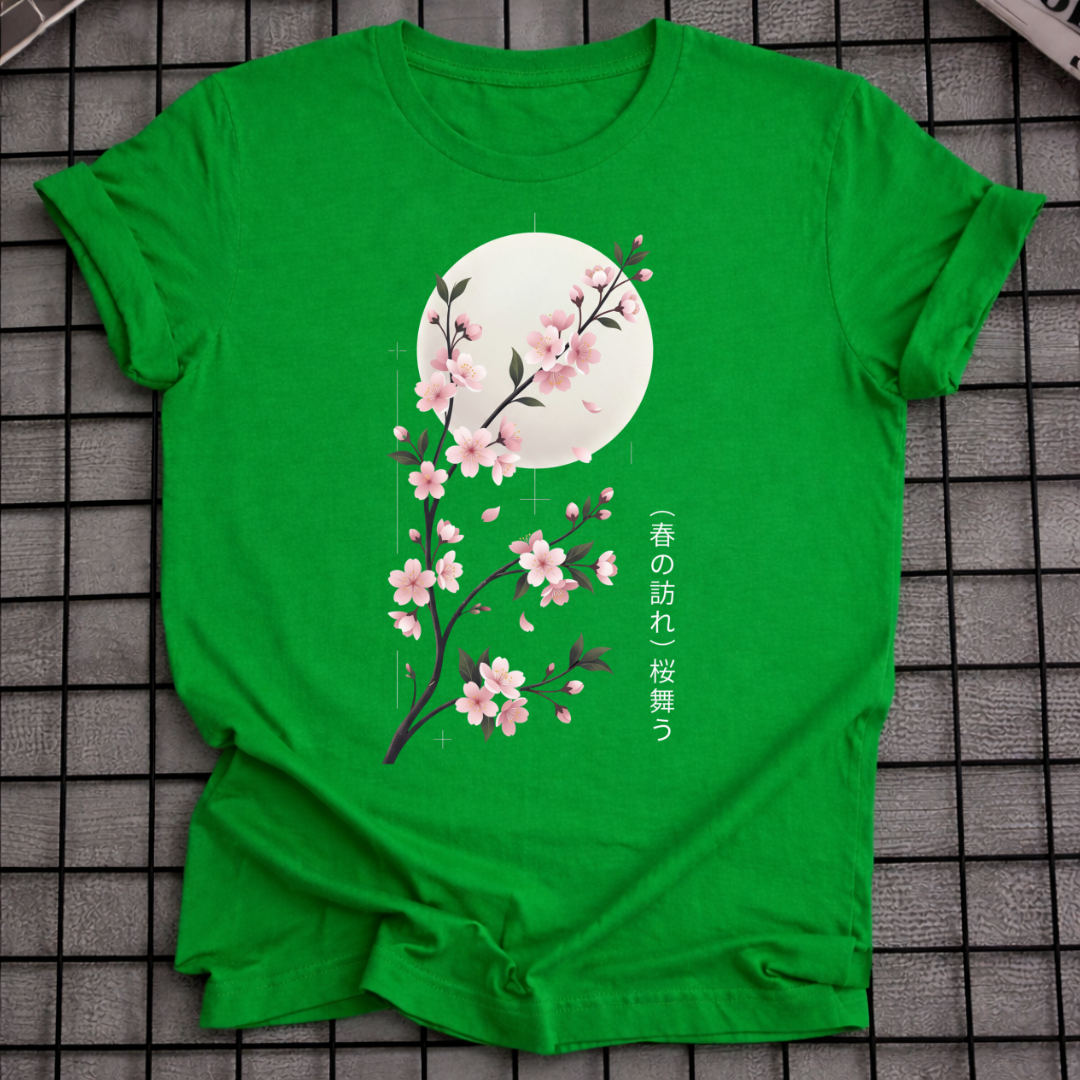 ROSA KIRSCHBLÜTEN-T-SHIRT