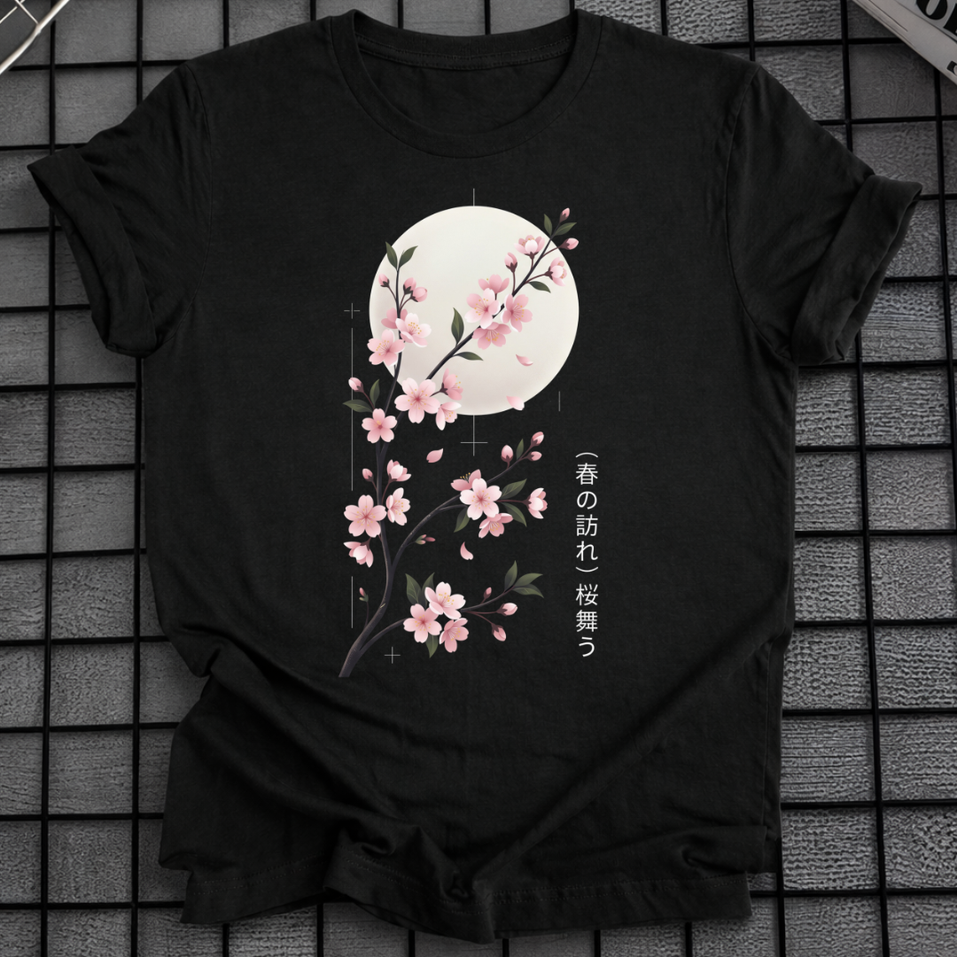 ROSA KIRSCHBLÜTEN-T-SHIRT