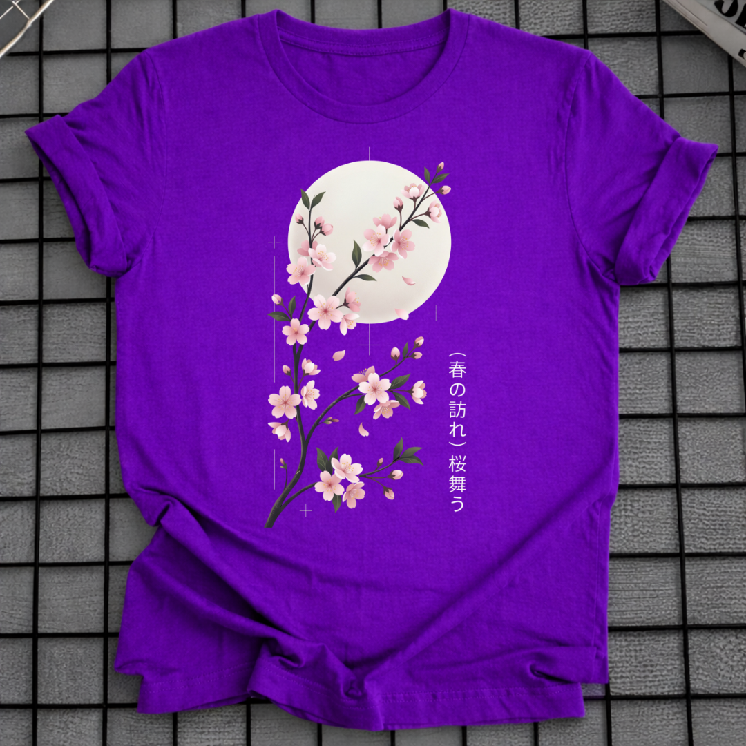 ROSA KIRSCHBLÜTEN-T-SHIRT