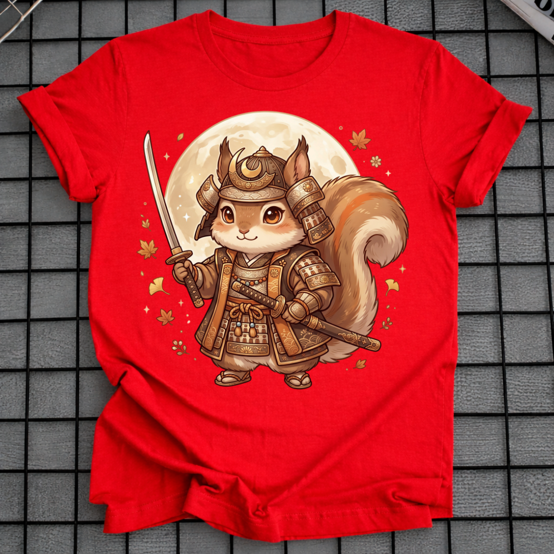 JAPANISCHES SAMURAI-EICHHÖRNCHEN-T-SHIRT