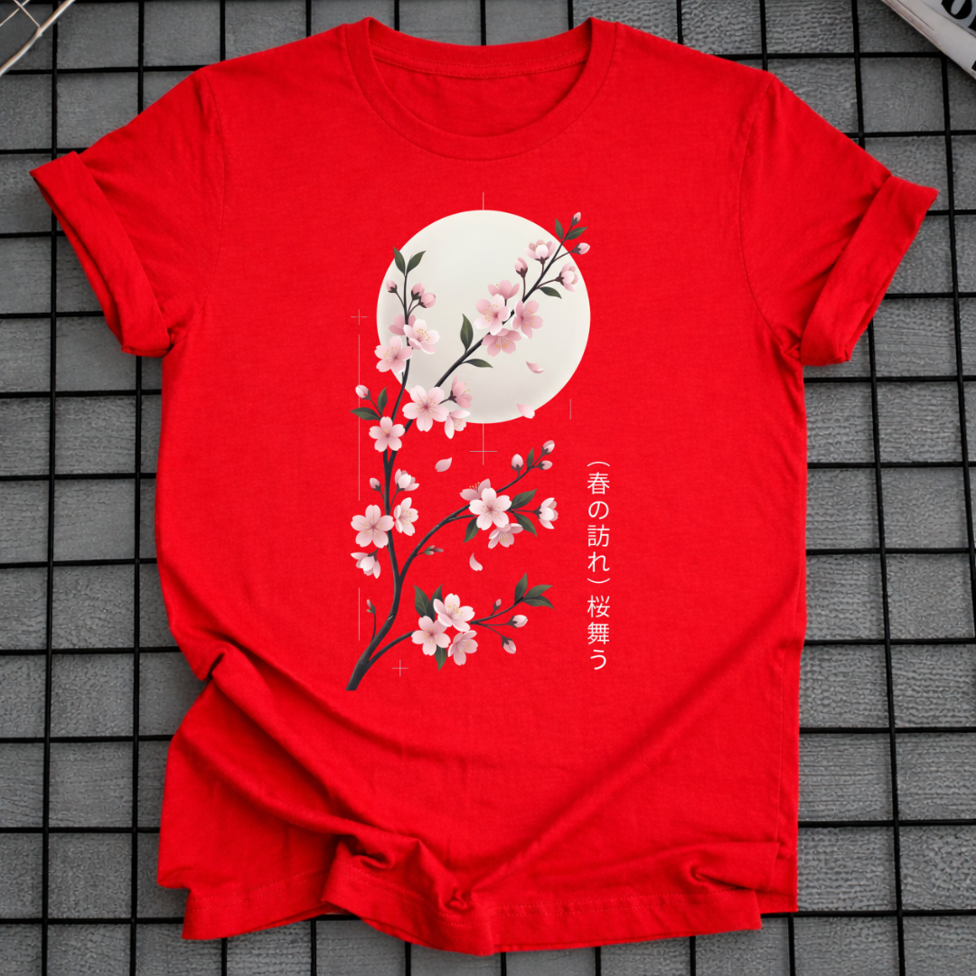 ROSA KIRSCHBLÜTEN-T-SHIRT