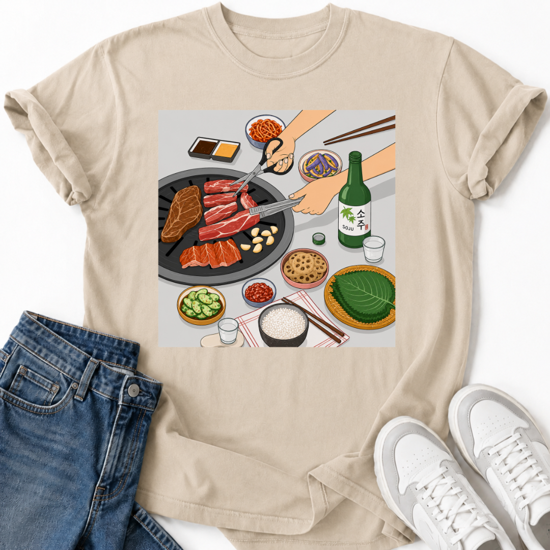 KOREAN BBQ T-SHIRT