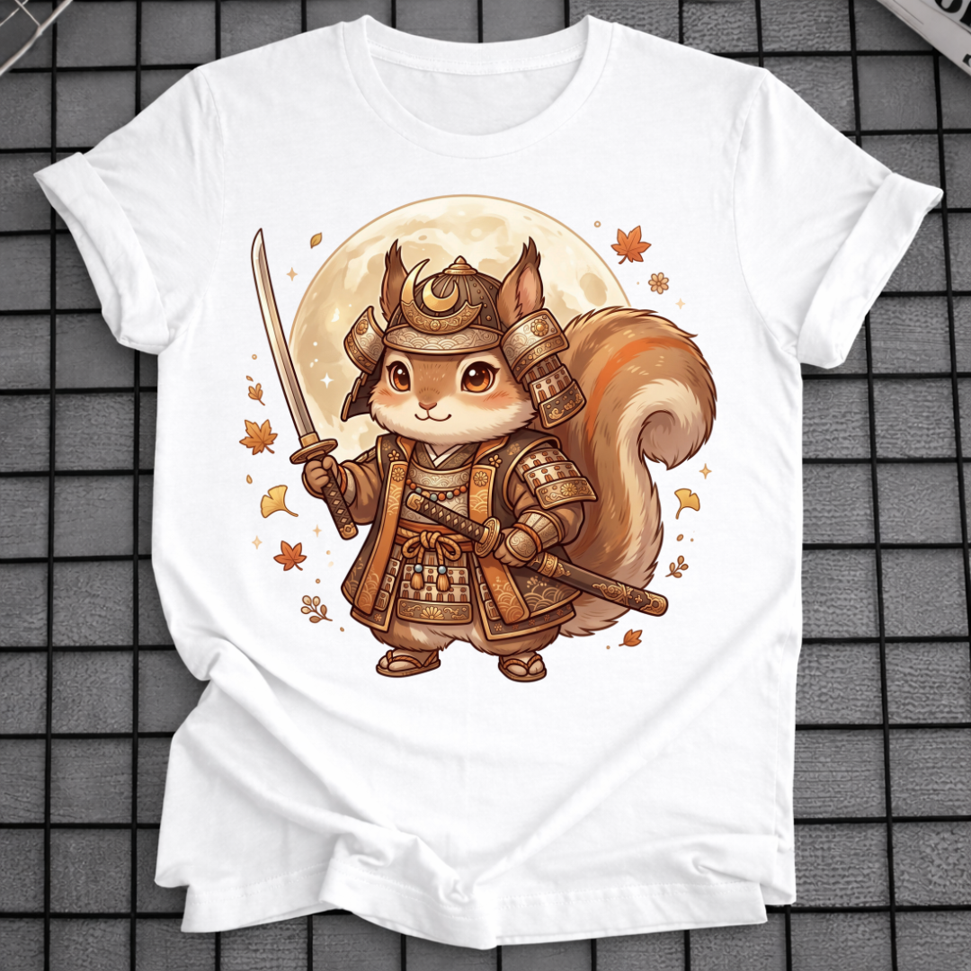 JAPANISCHES SAMURAI-EICHHÖRNCHEN-T-SHIRT
