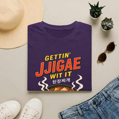 T-Shirt — "Gettin' Jjigae Wit It" Korean Stew Graphic Tee