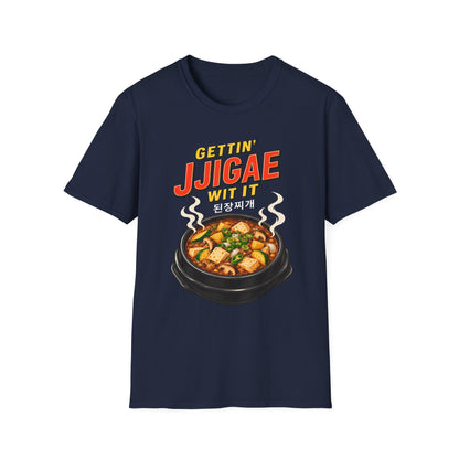 T-Shirt — "Gettin' Jjigae Wit It" Korean Stew Graphic Tee