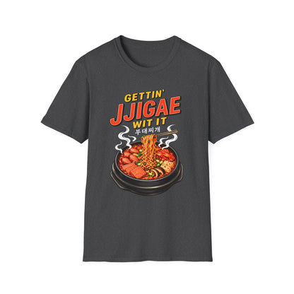 T-Shirt — "Gettin' Jjigae Wit It" Korean Stew Graphic Tee