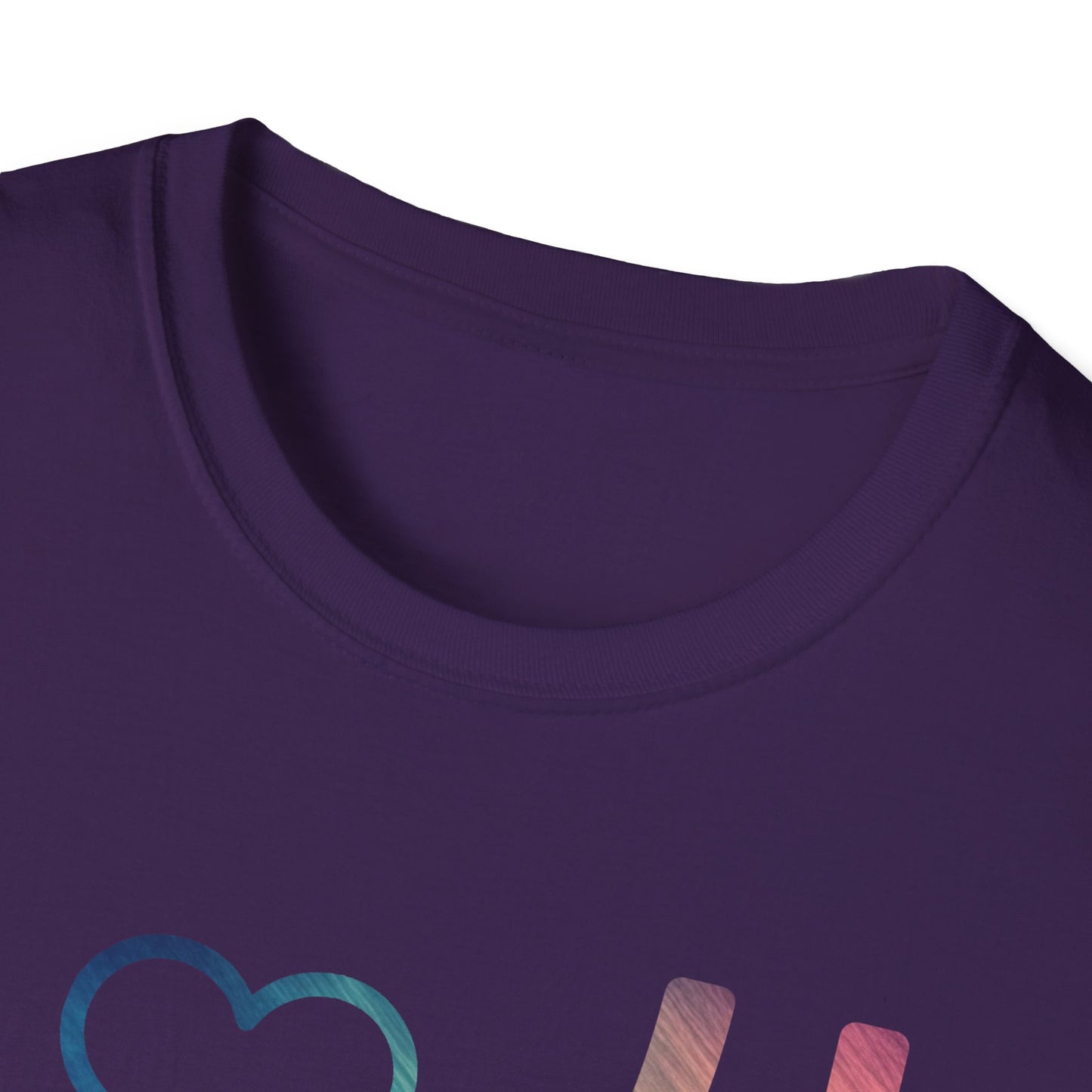 Rainbow Heart Hand Unisex T-Shirt - Perfect for Love Celebrations