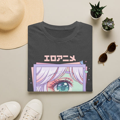 Anime Eye Graphic T-Shirt — エロアニメ Pastel Kawaii Aesthetic