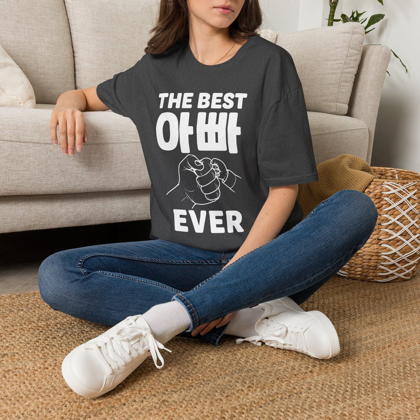 The Best 아빠 Ever T-Shirt — Father's Day Korean Dad Tee