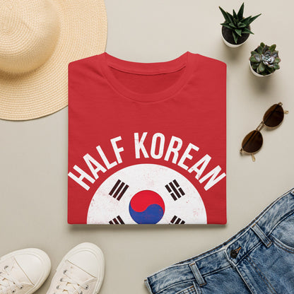 Half Korean T-Shirt — "Proud of Who I Am" Heritage Tee