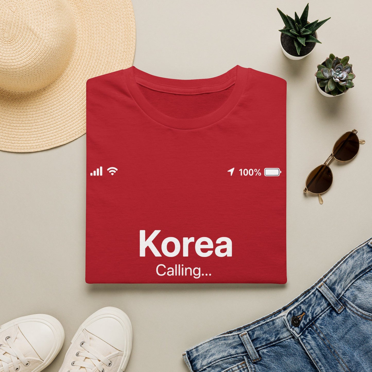 Korea Calling T-Shirt — Travel & Korea Lover Graphic Tee