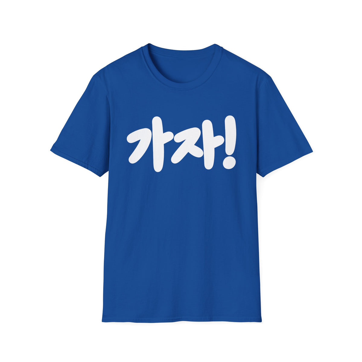 Kaja! Korean Script Graphic Tee — Bold Hangul Statement T-Shirt