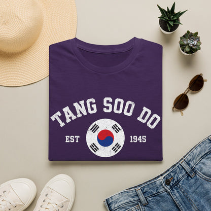 Tang Soo Do Martial Arts T-Shirt – Korean Flag Tae Kwon Do Training Tee (Est. 1945)