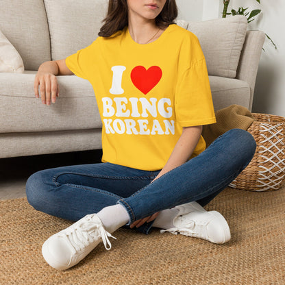 I Love Being Korean T-Shirt — Korean Pride Graphic Tee