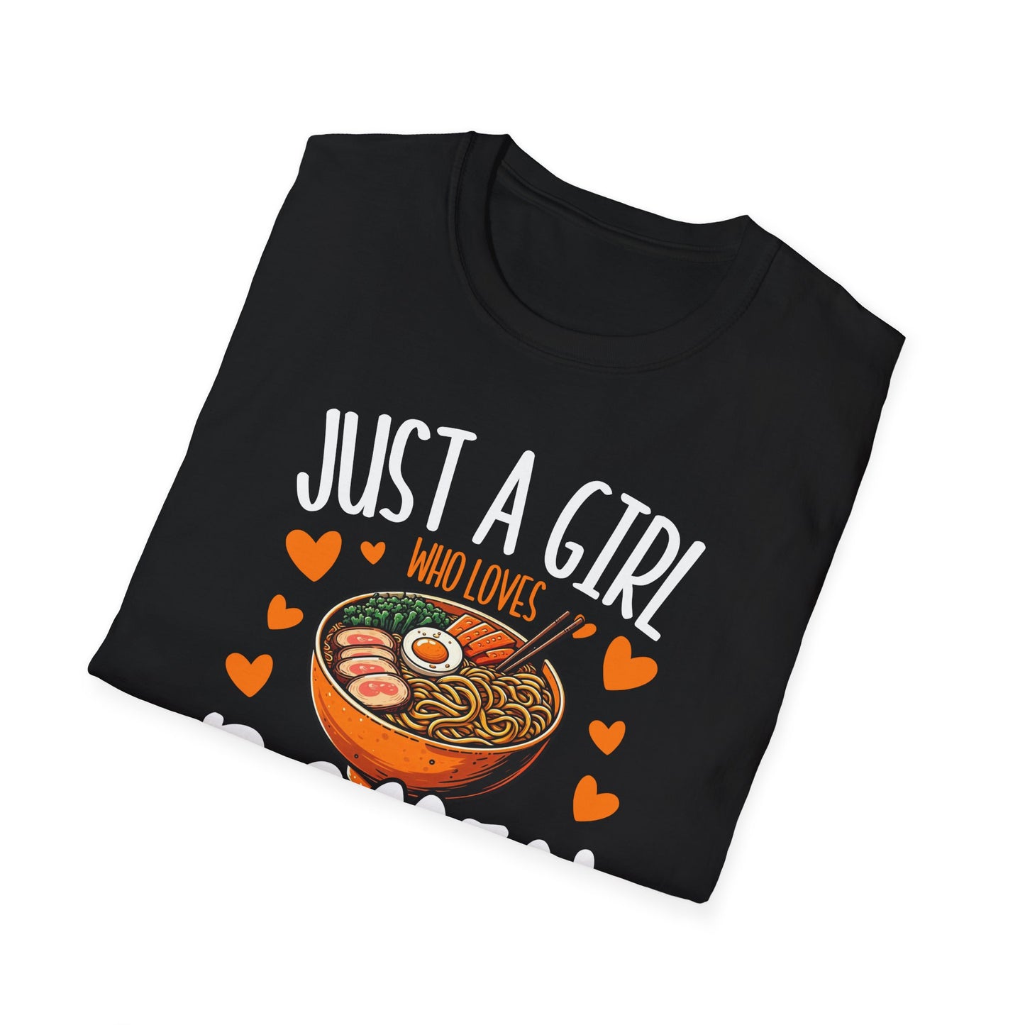 Just a Girl Who Loves Ramen and K-Pop Unisex Softstyle T-Shirt