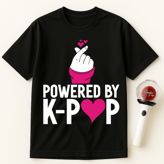 POWERED BY K-POP UNISEX T-SHIRT