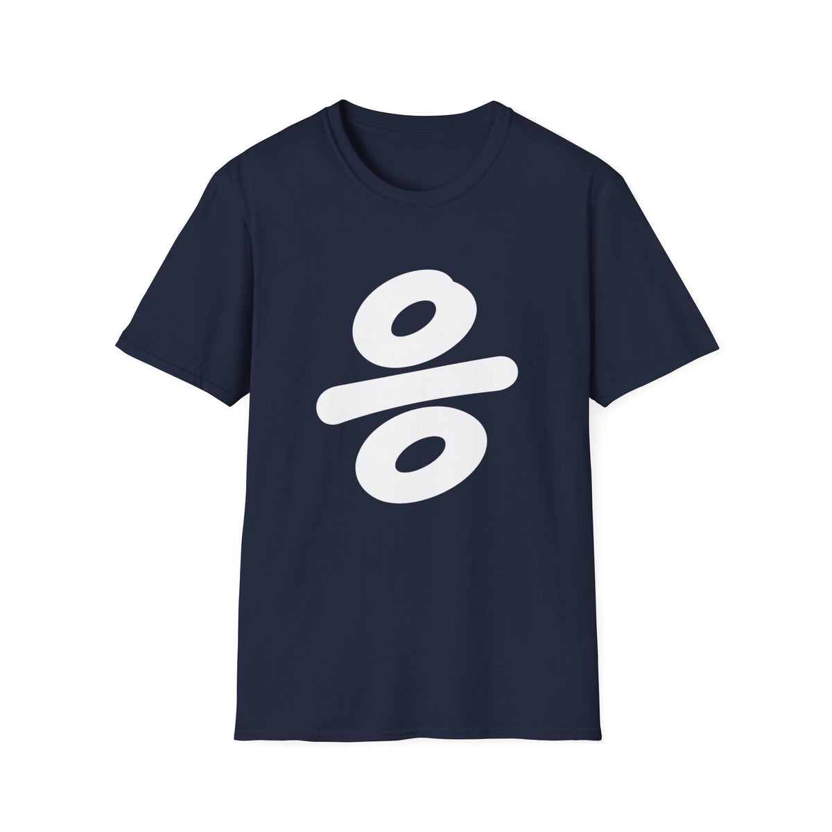 Percent Symbol Graphic T‑Shirt — Minimal Symbol Tee
