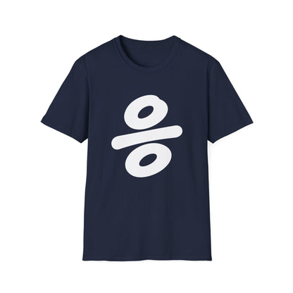 Percent Symbol Graphic T‑Shirt — Minimal Symbol Tee