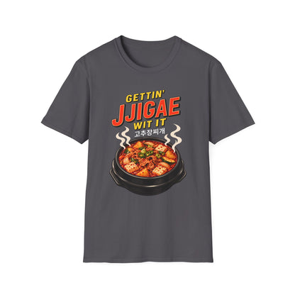 Gettin' Jjigae Wit It T-Shirt — Korean Stew Foodie Graphic Tee