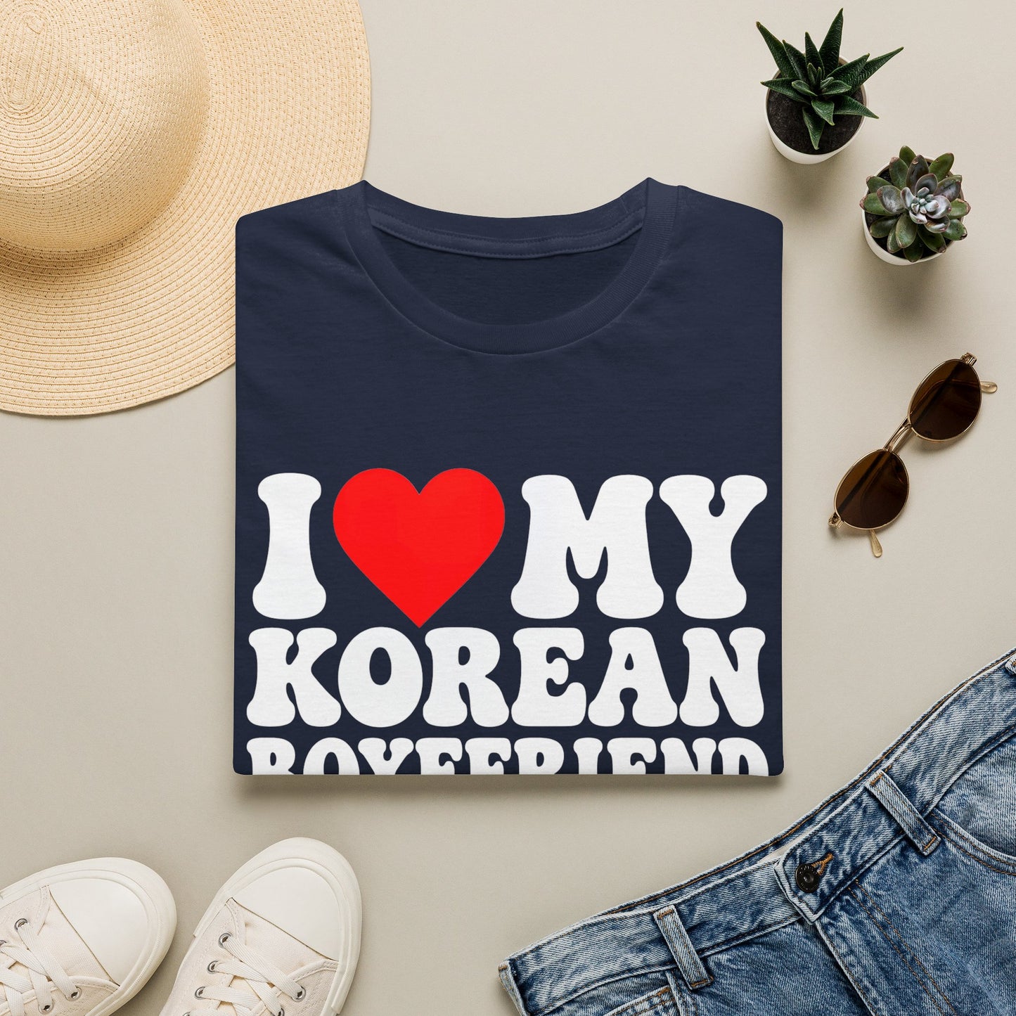 I LOVE MY KOREAN BOYFRIEND T-SHIRT