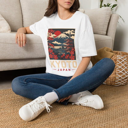 Kyoto Japan Vintage Mount Fuji Tee