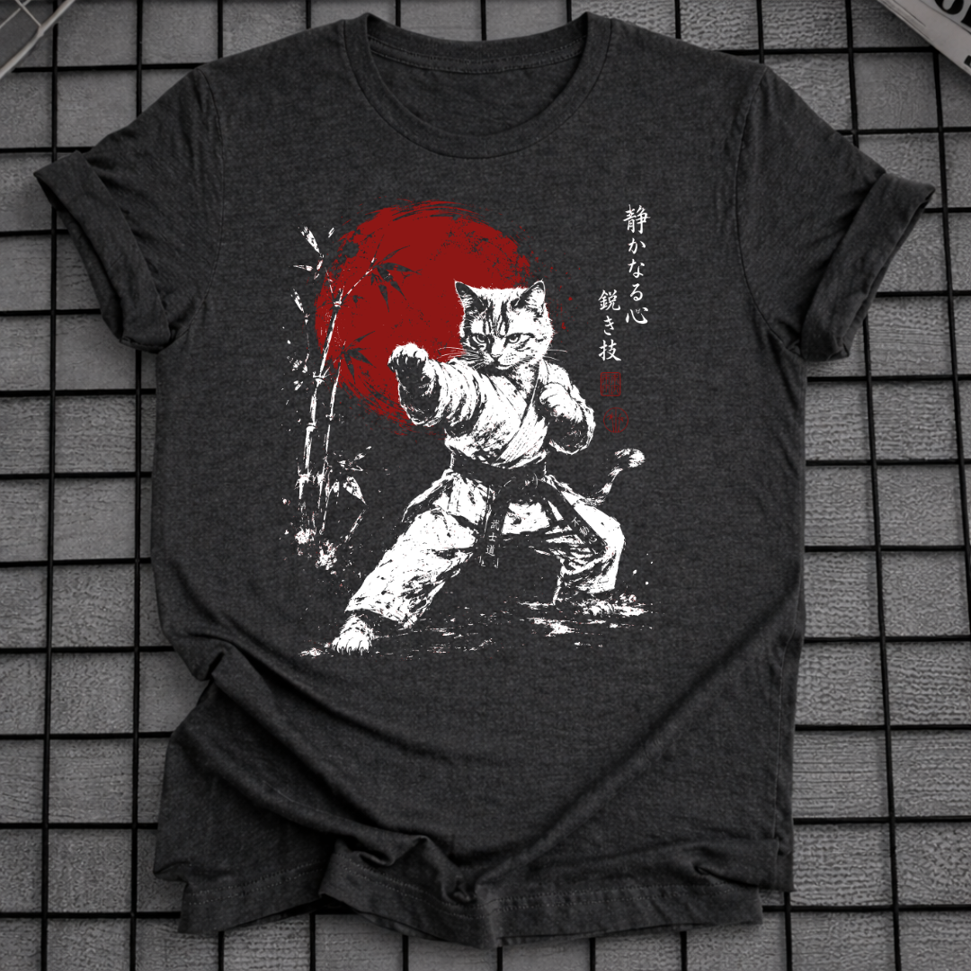 KARATE CAT T-SHIRT